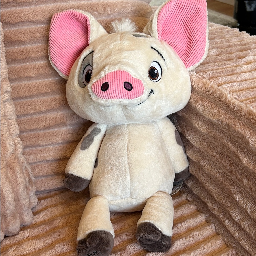 Adorable Plush Pig Toy with Pink Ears Pua Scentsy Buddy